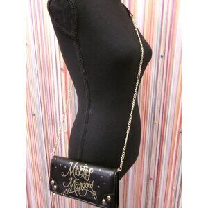 Harry Potter Marauders Map Black "Mischief Managed" Crossbody Bag